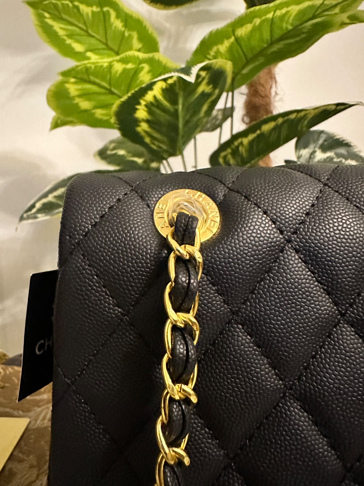 Ch@nel quilted classic Flap bag - Black