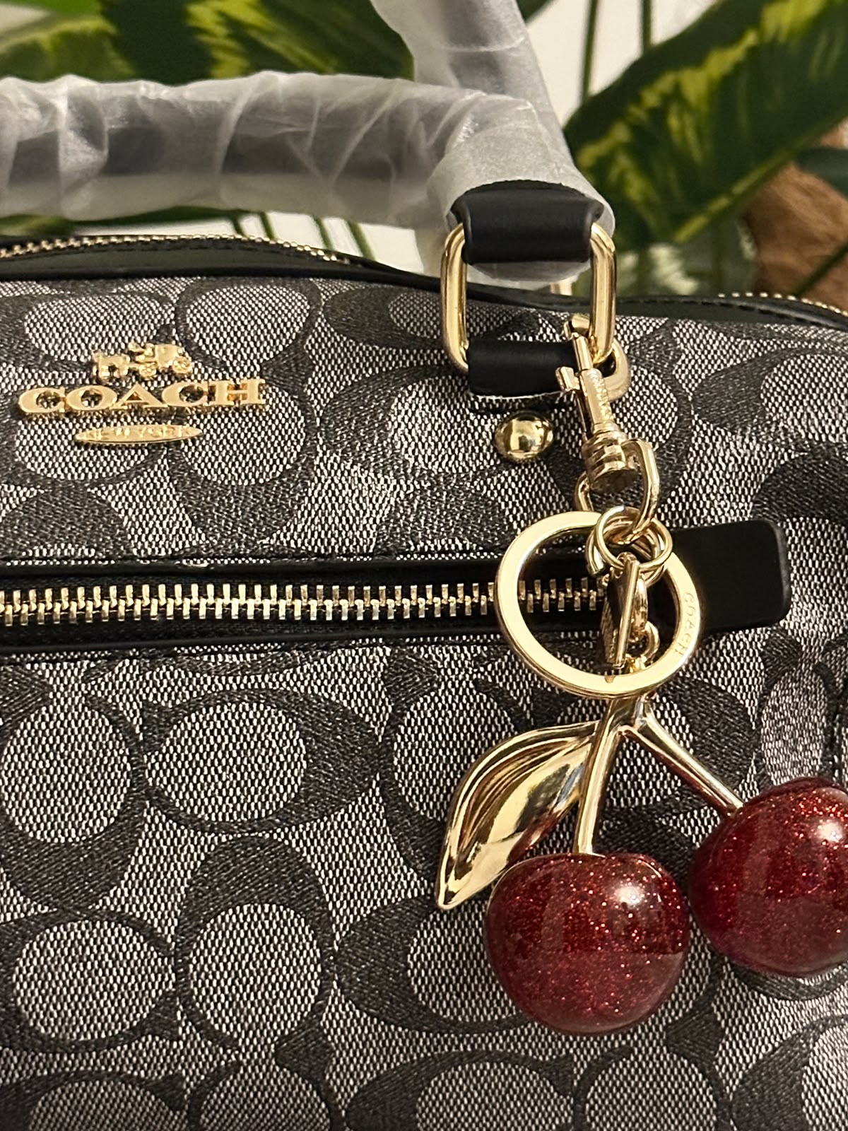 Co@ch Rowan Satchel bag - Black gray